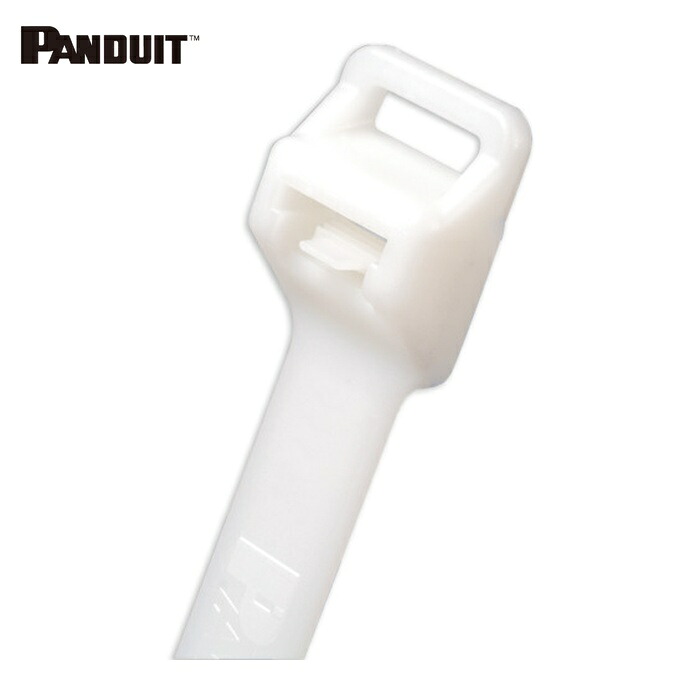 パンドウイット PANDUIT PRT5EH-C リリースタイ 取り外し可能ナイロン結束バンド ナチュラル100本 (1袋)|工具ランド いたわり館