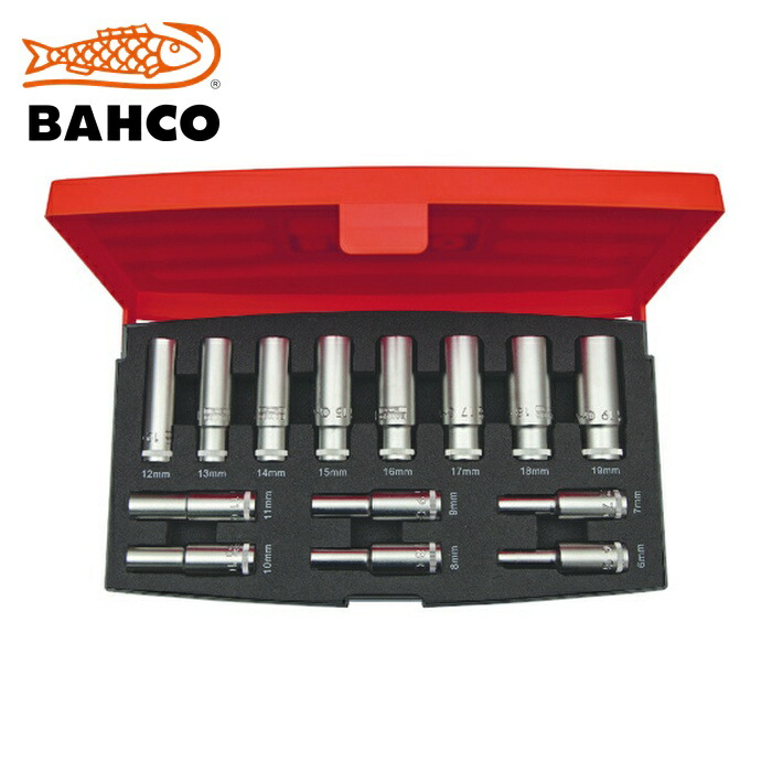 バーコ BAHCO S1214L 3/8ソケットセット (1S)