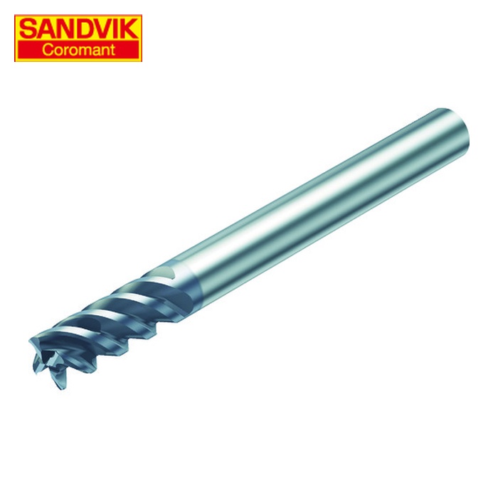 サンドビック SANDVIK R216.24-06050CAK13P (1620) コロミルプルーラ 超硬ソリッドエンドミル(730) 刃径6mm 刃長13mm シャンク径6mm 全長65mm (1本)|工具ランド いたわり館