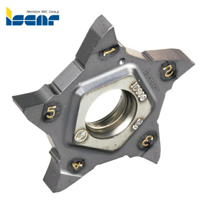 イスカル ISCAR PENTA 24N150PF020 (IC30N) ペンタカット チップ PENTA 24N-PF/P (5個)