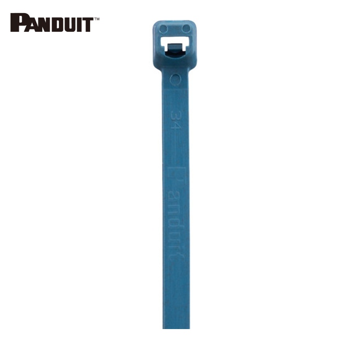 パンドウイット PANDUIT PLT3H-L96A 金属検知対応結束バンド 抗菌・防カビタイプ ブルー PLT3H-L96A (1袋)