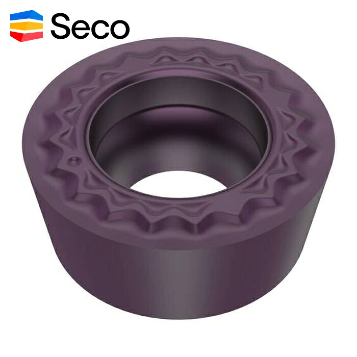 セコ SECO RCGT0803M0-MF2 (TS2050) 旋削 ISOポジインサート RCGT0803・MF2 (10個)