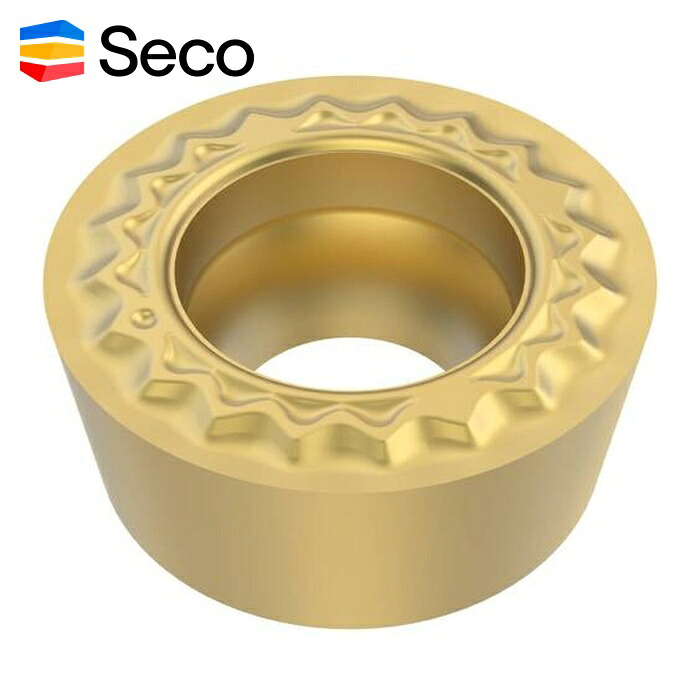 セコ SECO RCGT0803M0-MF2 (CP500) 旋削 ISOポジインサート RCGT0803・MF2 (10個)