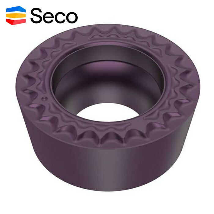 セコ SECO RCGT10T3M0-MF2 (TS2050) 旋削 ISOポジインサート RCGT10T3・MF2 (10個)