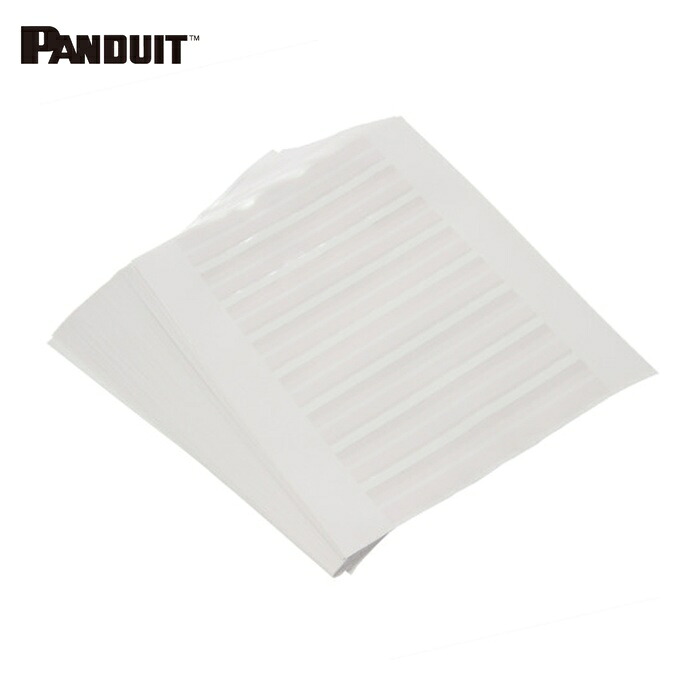 パンドウイット PANDUIT R100X225X1J レーザープリンタ用回転ラベル 白 印字部25.4mmX19.1mm ラベル数1000枚 R100X225X1J (1箱)｜工具ランド　いたわり館 37,772円