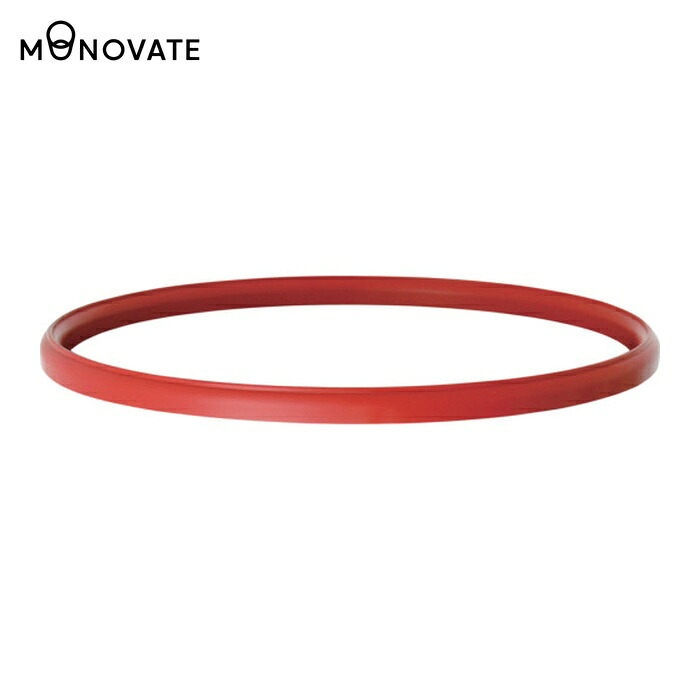 MONOVATE クリップ式密閉タンク用赤色シリコンパッキン 36サイズ CTH用 (1個) PQA-RE-36