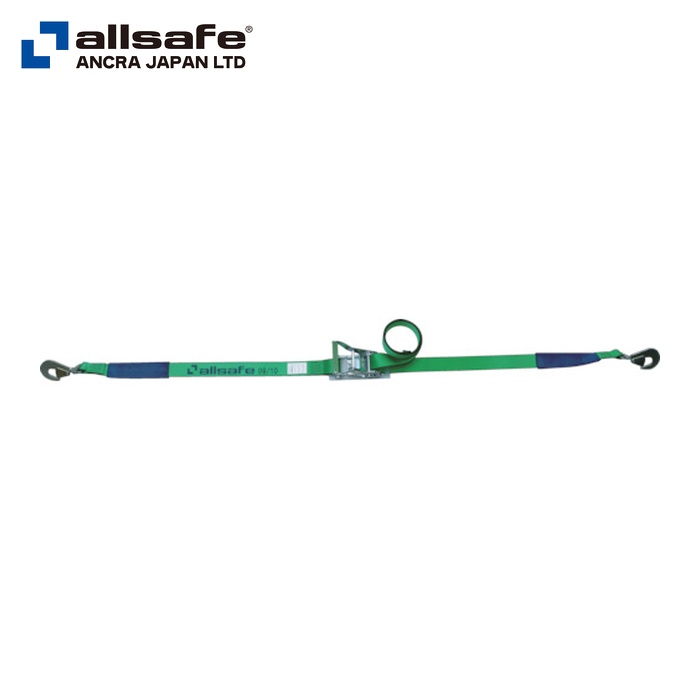 allsafe オールセーフ R5TH17 ラッシングベルト ラチェット式ツイストフック重荷重 (1台)