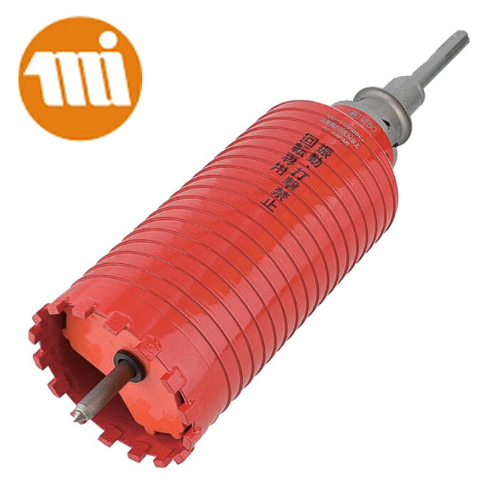 ミヤナガ PCD80R ドライモンドコアドリル 書き割り(SDSプラスシャンク) Φ80 (1本)