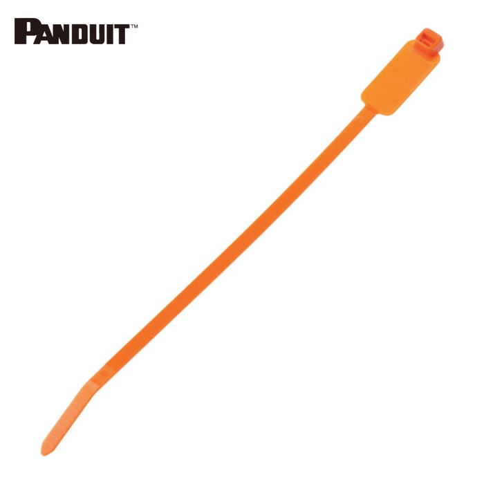 パンドウイット PANDUIT PLM2S-D3 旗型タイプナイロン結束バンド オレンジ (500本入) (1袋)|工具ランド いたわり館