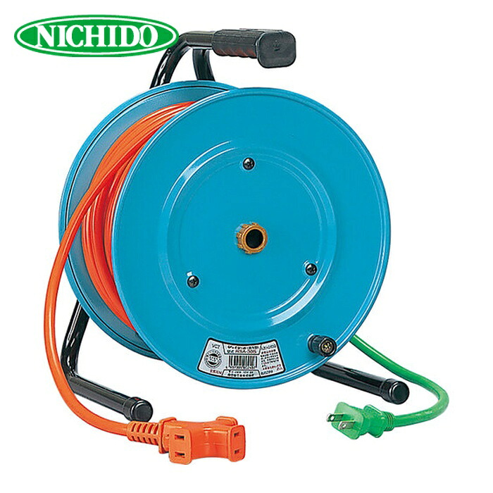 日動工業 NICHIDO RSA-30S 電工ドラム びっくリール アースなし 30m (1台)|工具ランド いたわり館