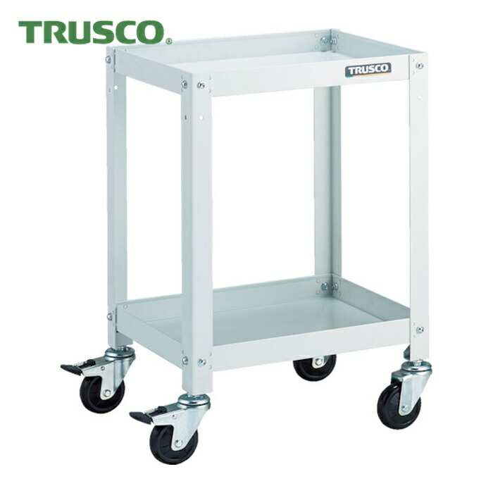 トラスコ TRUSCO ツールワゴン ラビットワゴン 400X350 ゴム車輪 ホワイト (1台) RBW-642 W