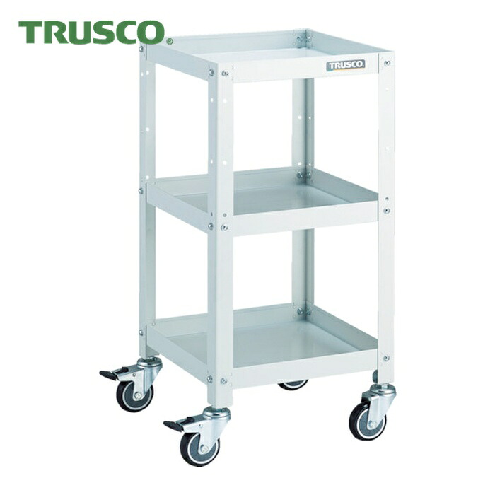 トラスコ TRUSCO 物の具手押し車 ラビットワゴン 360X360 ウレタン拷問台 白いこと (1台) RBW-733U W
