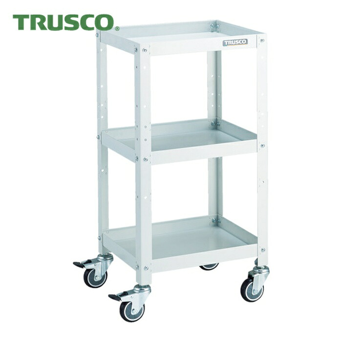 トラスコ TRUSCO 物の具手押し車 ラビットワゴン 400X350 ウレタン拷問台 白いこと (1台) RBW-843U W