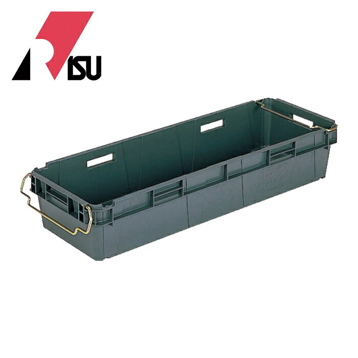 リス RISU パーツボックス HB型コンテナ 440187 P-180 容量59L (1個) P-180 (GY)｜工具ランド　いたわり館
