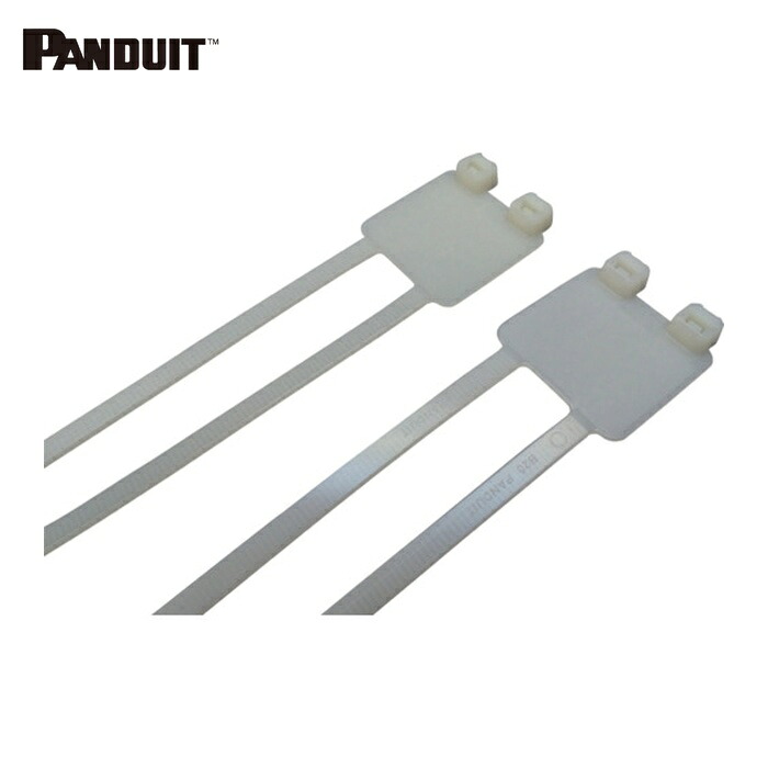 パンドウイット PANDUIT PL2M2S-D 旗型タイプナイロン結束バンド ナチュラル (500本入) (1袋)｜工具ランド　いたわり館