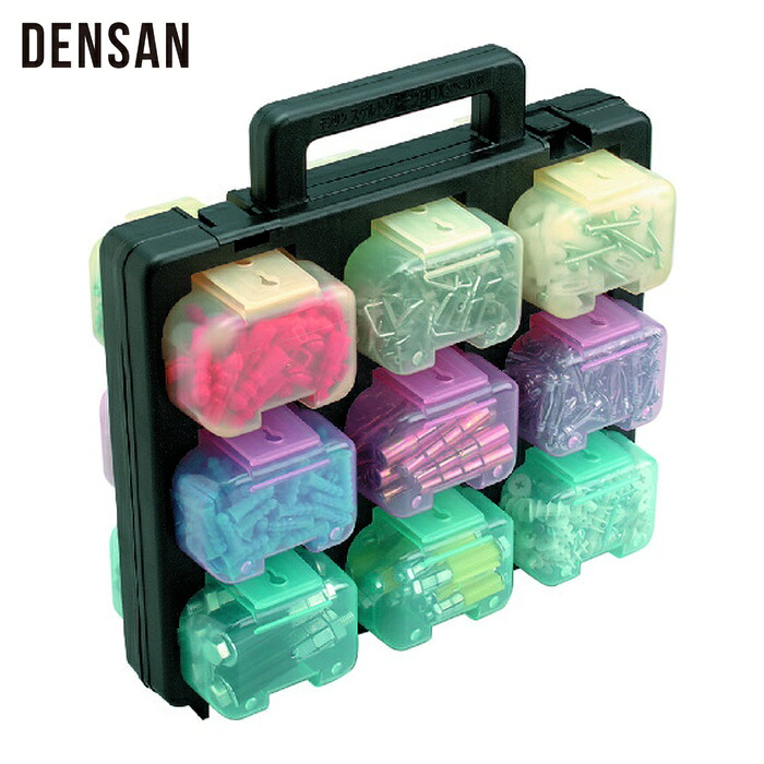 デンサン DENSAN SPS-3418 スケルトンパーツボックス (1個)