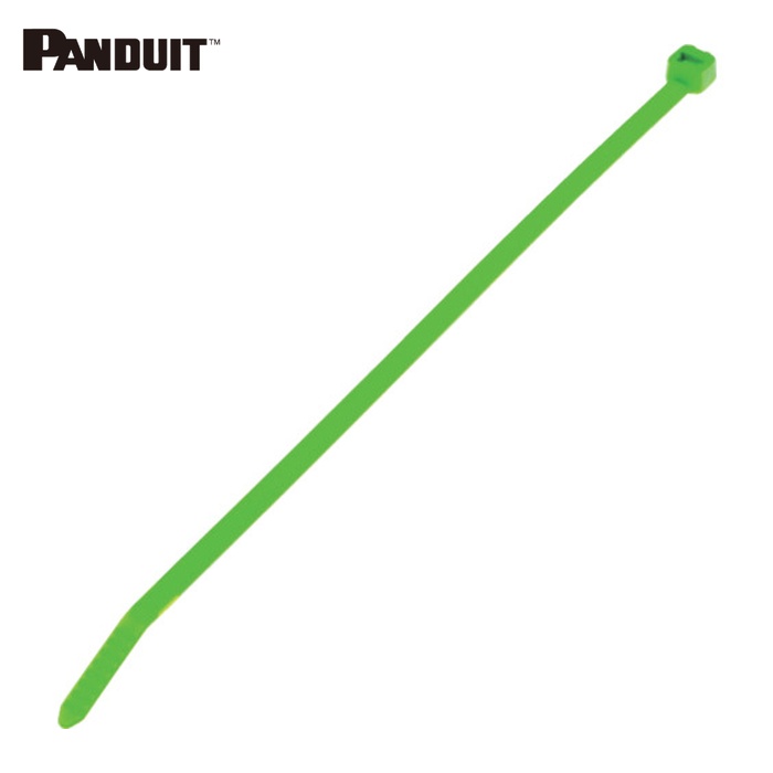 パンドウイット PANDUIT PLT2S-M55 ナイロン結束バンド 4.8×188×1.3 蛍光緑 1000本入 (1袋)