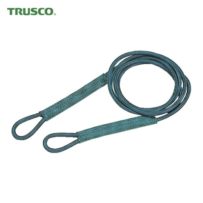 トラスコ TRUSCO セフティパワーロープ シンブルなし 6mmX5m (1本) SP-65