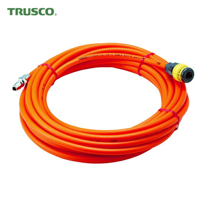 トラスコ TRUSCO ソフトウレタンブレードホース 6.5X10mm カップリング付 (1巻) SUB-6.5-30A