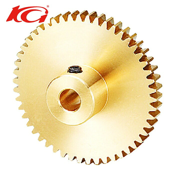 KG 協育歯車 S80B 80B+0508 黄銅平歯車 S80B 80B+0508 形状B1 モジュール0.8 歯数80 歯幅5mm 穴径Φ8mm (1個)