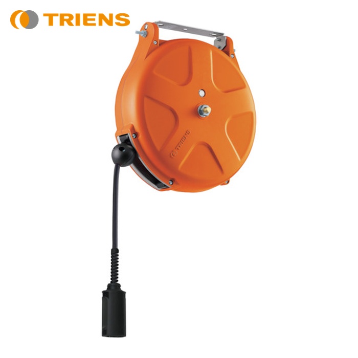 TRIENS 三協リール SHS-213SB-OR 耐火花性ソフトホースリール 内径6.5mm×13m オレンジ (1台)