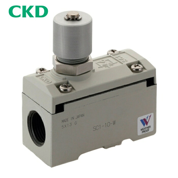CKD SC1-8-W スピードコントローラ 屋外向け商品Wシリーズ 中口径タイプ (1個)
