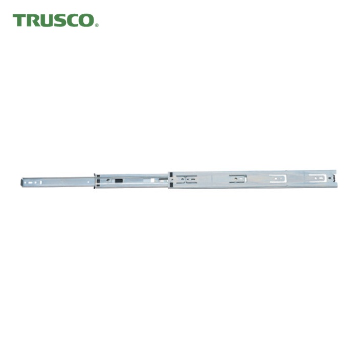トラスコ TRUSCO 中荷重用 254mm 2本セット 三段引きスライドレール (1S) SL8400-10-2SET