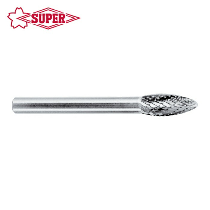 スーパーツール SB51C03S 百貨店超硬赤ちょうちん シャンク径6粍(楕円面型)シングル撥ねのける(刃径:16.0) (1本)