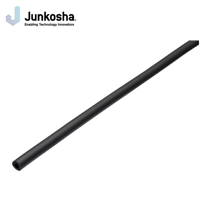 潤工社 SP4-08-BK-100 二層スパッターチューブSP4 8X6X1Tmm 100m 黒 (1巻)