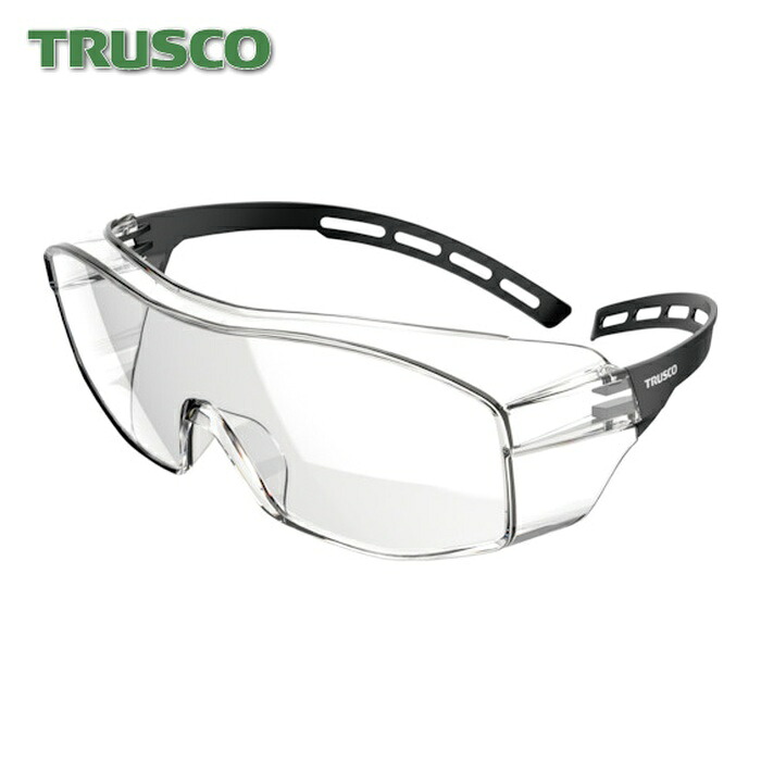 トラスコ TRUSCO まとめ買い 一眼型オーバーセーフティグラス(JIS判定基準品・超軽さ相応う印字機)10個 (1組) SS2025E10P