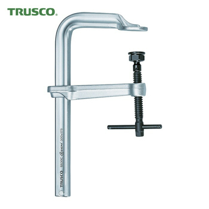 TRUSCO エホマL型クランプ(強力型)スーパーヘビータイプ (1丁) SS125C