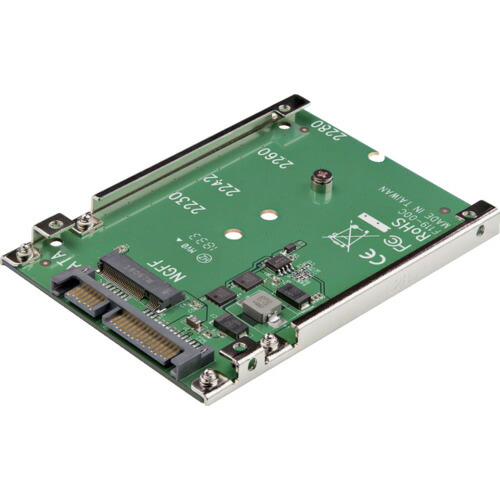 StarTech SAT32M225 HDDコンバーター/M.2 SATA SSD - 2.5インチ SATA/アダプタ基盤 (1箱)