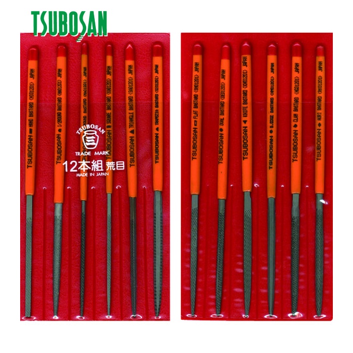 ツボサン TSUBOSAN ST012-01 組ヤスリセット 12本組 荒目 (1S)|工具ランド いたわり館