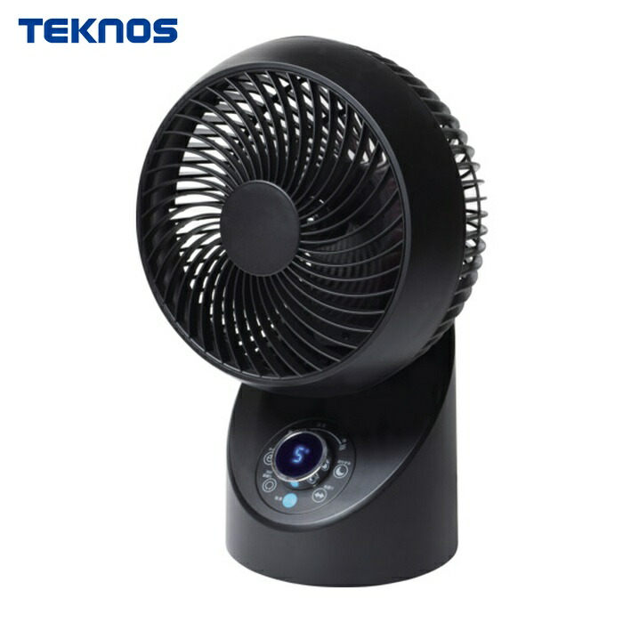 テクノス TEKNOS SAK-346KDC 360度3D首振り フルリモコンDCサーキュレーター 18cm (1台)