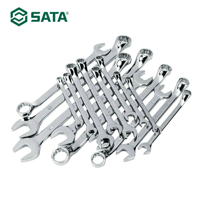 SATA ST08018-02 オフセットコンビネーションレンチセット[17点] (1S)