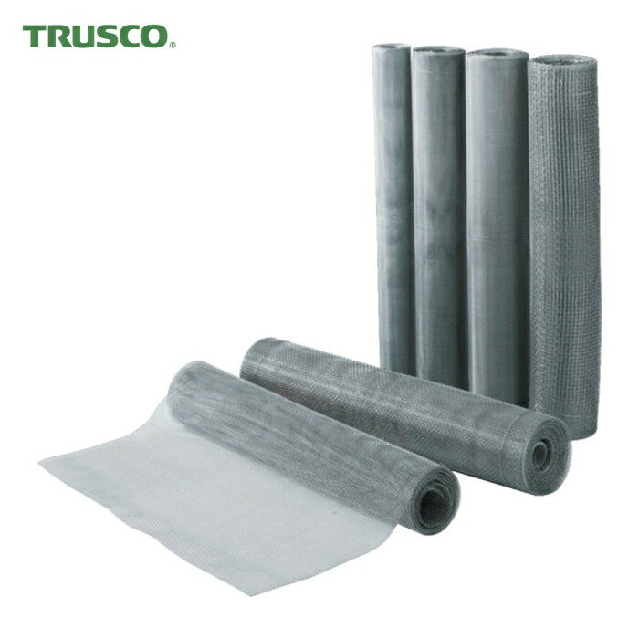 トラスコ TRUSCO ステンレス鋼平織金網 線径Φ0.08X目120X5m巻 (1巻) SH-008120-5