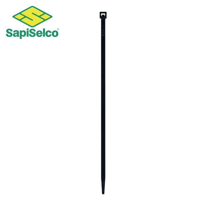 SapiSelco SEL.3.436 「セルフィット」 ケーブルタイ黒 7.5mm×500mm (1袋)