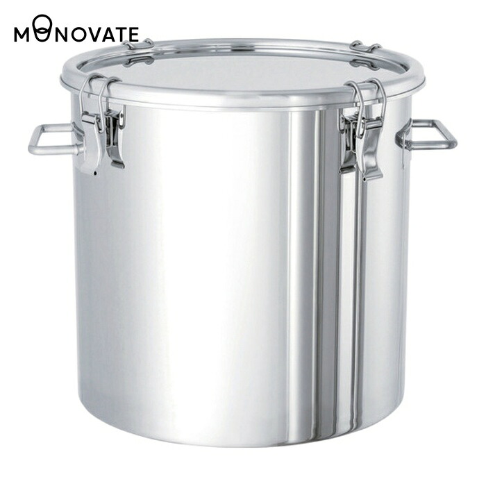 MONOVATE ステンレス鋼貯蔵タンク サニタリークリップ式密閉貯蔵タンク 10L (1個) SMA-CTH-24
