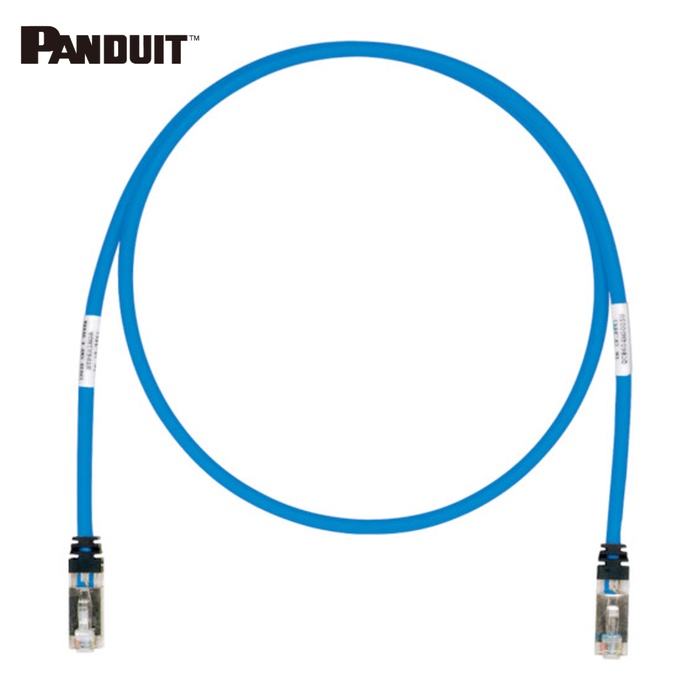 パンドウイット PANDUIT STP6X30MBU CAT6A/CAT6 シールドパッチコード 30m 青 STP6X30MBU (1本)