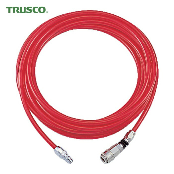 トラスコ TRUSCO エアブレードホース ウレタンブレードチューブ 6.5×10 20m フリーアングルJ付 (1巻) TOP-6.5-20F