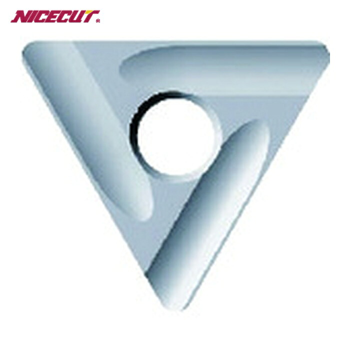 富士元工業 T33GUR (NK1010) フライス工具ショルダー加工用Tタイプ精密級チップ 超硬K種 (12個)