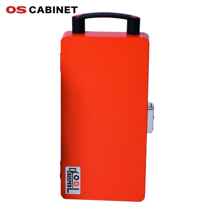 大阪製罐 OS 携帯工具箱 ツールキーパー(ハンドル付)300×150×40Hmm オレンジ色 (1個) TK-OG
