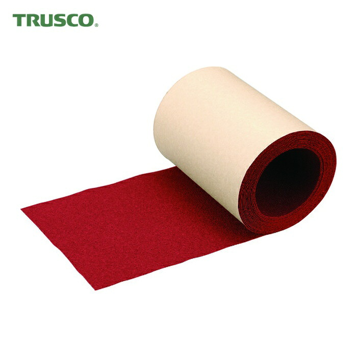 トラスコ TRUSCO ノン横すべり磁気テープ 室外用 150mmX10m 赤いこと (1巻) TNS-15010R