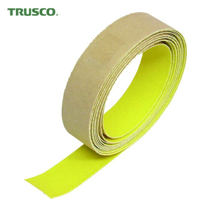 トラスコ TRUSCO 蛍光ノンスリップテープ 屋外用 100mmX10m (1巻) TKNS-10010 (Y)