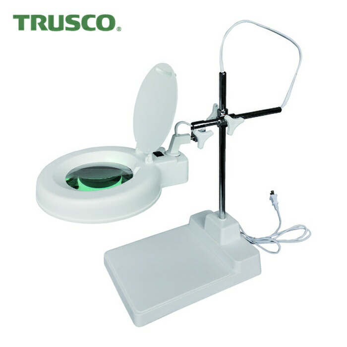 トラスコ TRUSCO LED照明装置虫眼鏡 3倍 (1台) T-202BL-3