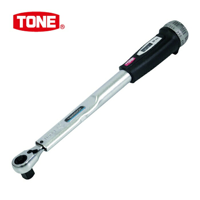 TONE トネ T3MN25CH-QL プレセット形トルクレンチ(ダイレクトセット・コンパクトヘッドホールドタイプ) トルク調整範囲5~25N・m 差込角9.5mm (1個)