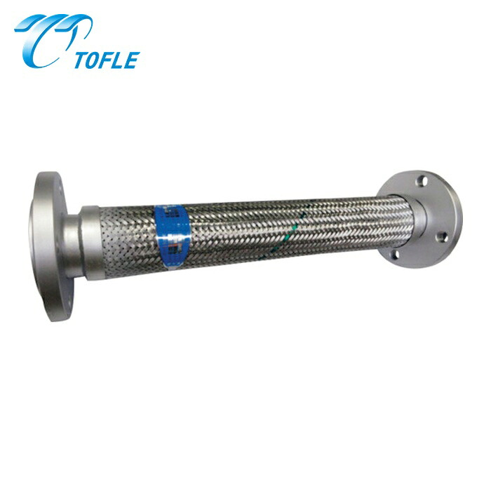 トーフレ TOFLE TF-14000-40-500 TF 消防法フレキ 高圧1層ベローズ SUS316L JIS10K(SS400) 40AX500L (1本)