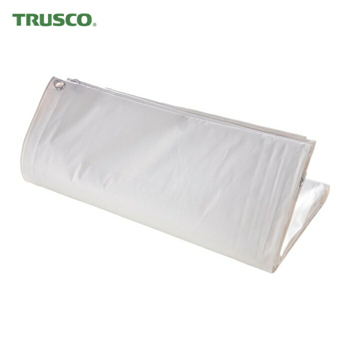 トラスコ TRUSCO 経済システム白防炎腰かけ 幅10x長さ10m (目付280g) (1枚) TBS280-1010