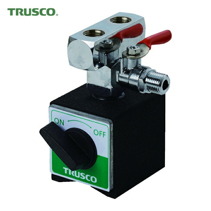 トラスコ TRUSCO マグネットベースクーラント 2軸用 ノズルなし (1個) TMBC-2｜工具ランド　いたわり館