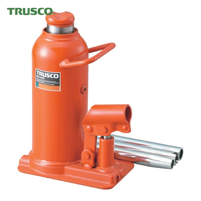 トラスコ TRUSCO 油圧ジャッキ 15トン (1台) TOJ-15|工具ランド いたわり館
